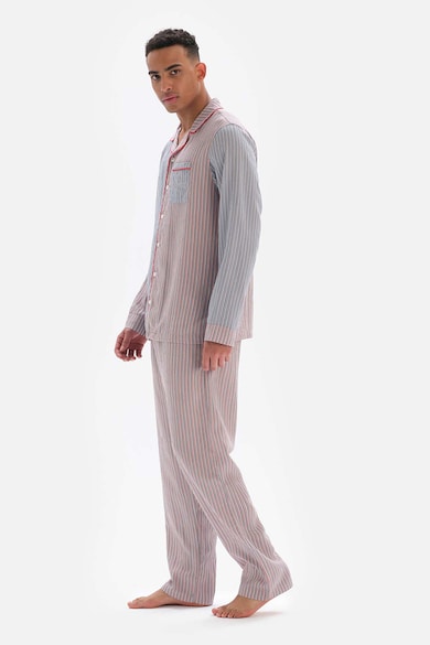 DAGI Csíkos hosszú pizsamafelső férfi