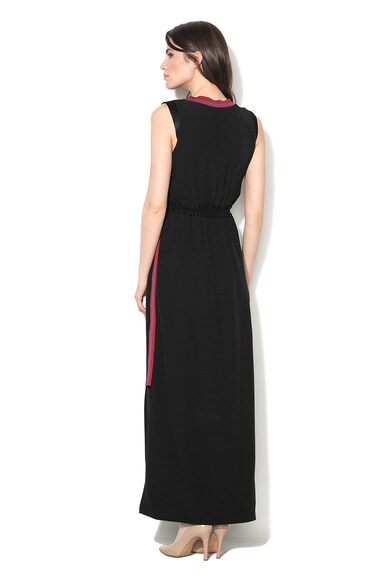 Sisley Rochie maxi sport neagra cu decolteu in V Femei