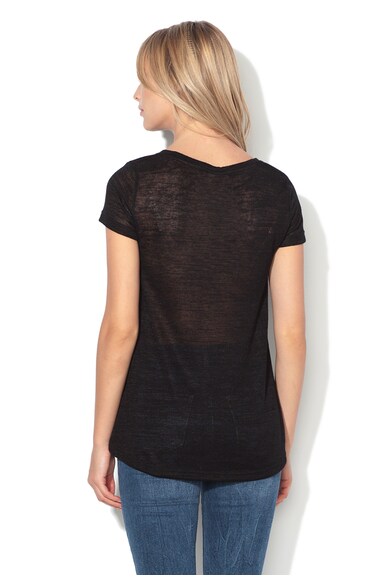 Vero Moda Tricou negru tricotat fin Cody Femei