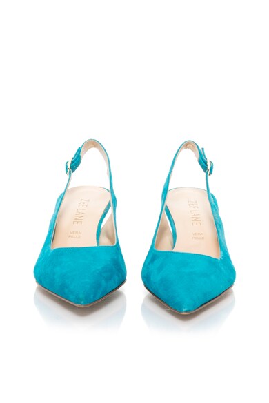 Zee Lane Pantofi slingback turcoaz de piele intoarsa Femei