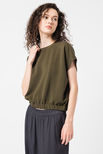 Esprit Bluza crop cu maneci scurte Femei