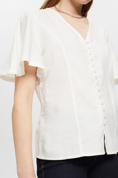Esprit V-nyakú ing bővülő ujjakkal női