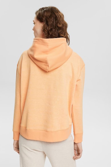 Esprit Bő fazonú pamuttartalmú pulóver kapucnival női