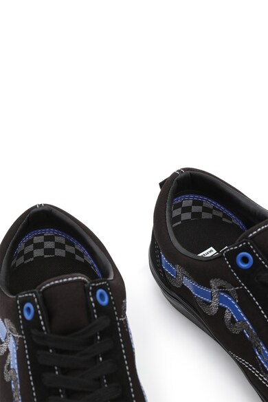 Vans Pantofi sport cu imprimeu si garnituri de piele intoarsa Skate Old Skool Barbati