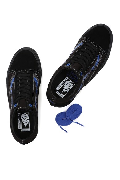 Vans Pantofi sport cu imprimeu si garnituri de piele intoarsa Skate Old Skool Barbati