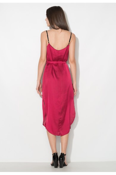 Zee Lane Collection Сатинирана рокля в малина с дантелена апликация Жени