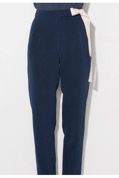 Zee Lane Collection Pantaloni bleumarin conici cu talie inalta Femei