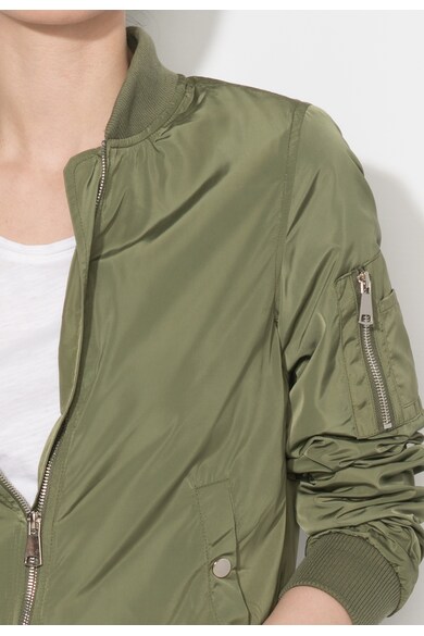 Zee Lane Denim Jacheta bomber verde militar Femei