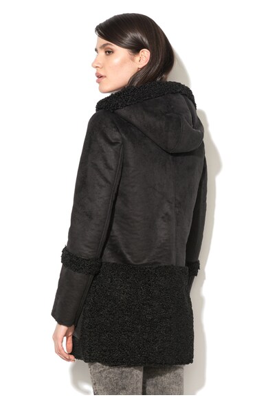 Glamorous Cojoc negru de piele shearling sintetica Femei