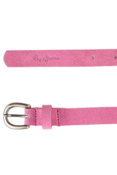 Pepe Jeans London Curea fucsia din piele intoarsa Dunc Femei