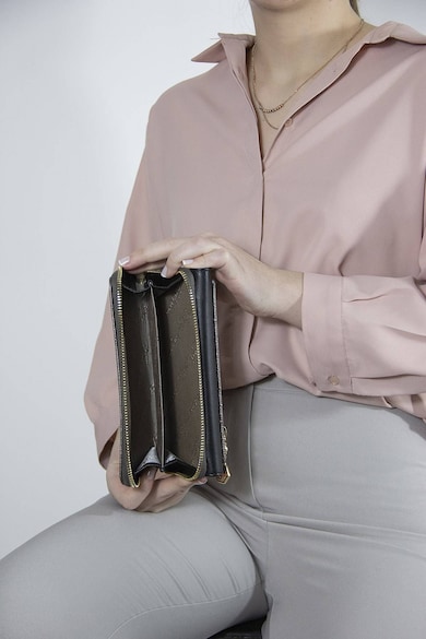 Silver&Polo Mintás pénztárca több zsebbel női