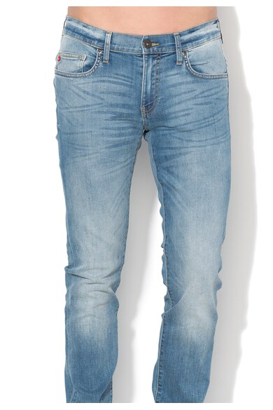 Big Star Jeansi skinny bleu cu aspect decolorat Jeffray Barbati