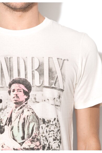 Jack & Jones Tricou alb slim fit Jimi Hendrix Barbati