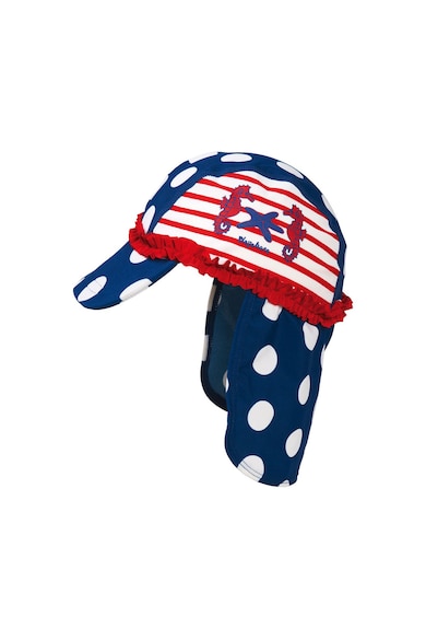 Sapca de vara cu protectie UV - Seahorses - UPF50+ - cu protectie la ceafa - multicolor -