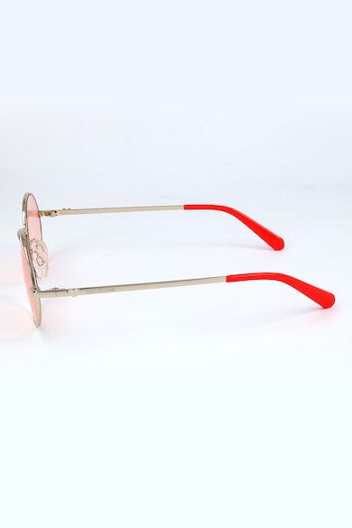 Love Moschino Овални слънчеви очила с плътни стъкла Жени