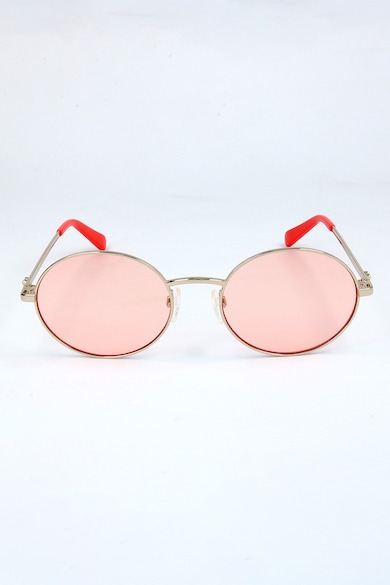 Love Moschino Овални слънчеви очила с плътни стъкла Жени