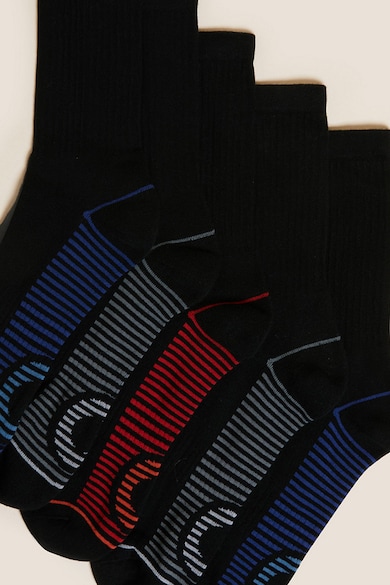 Marks & Spencer Дълги раирани чорапи - 5 чифта Мъже