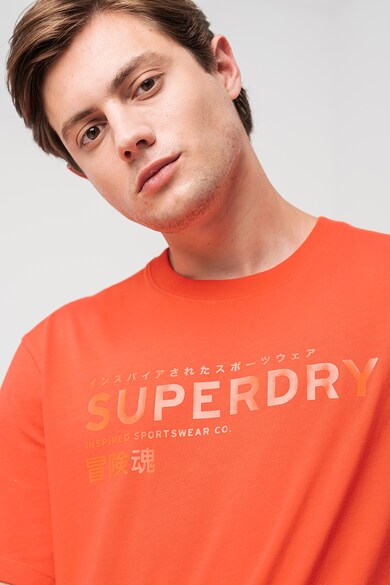 SUPERDRY Памучна тениска Stacked Мъже