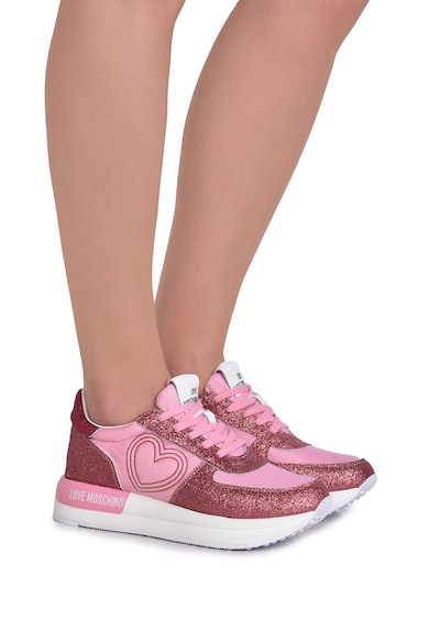 Love Moschino Спортни обувки с бляскави панели Жени
