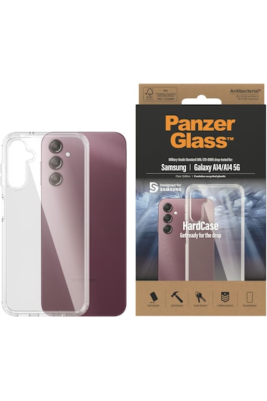 PanzerGlass Husa de protectie  Hard pentru Samsung Galaxy A14 5G, Transparent Femei