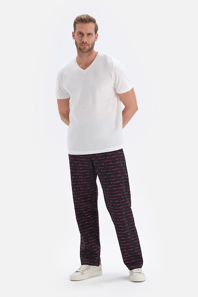 DAGI Долна памучна пижама с надпис Мъже