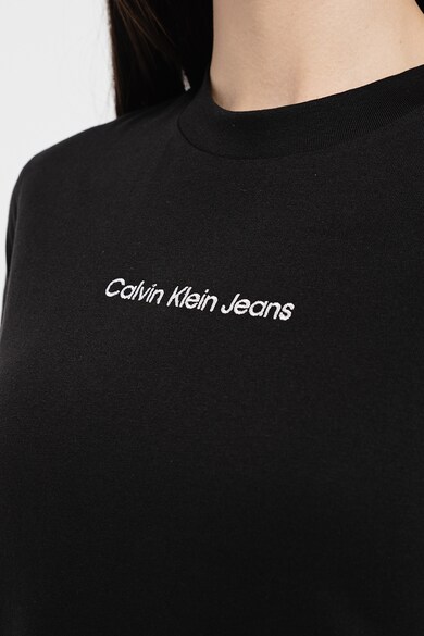 CALVIN KLEIN JEANS Póló logós részlettel női