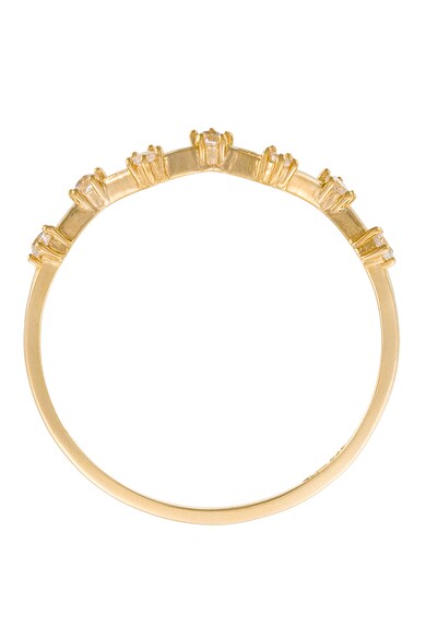 L'Instant D'or 9 karátos aranygyűrű cirkónia kristályokkal női