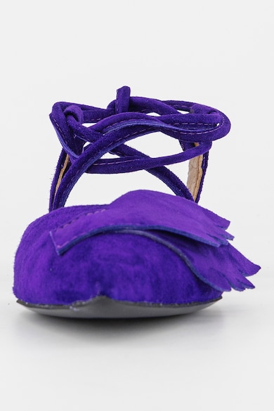 Mihaela Glavan Велурени обувки с отворена пета и увит дизайн Жени