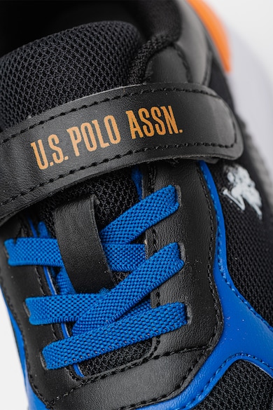 U.S. Polo Assn. Tépőzáras sneaker textilbetétekkel Fiú
