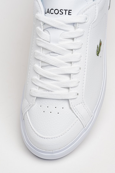 Lacoste Power Court sneaker bőrrészletekkel női