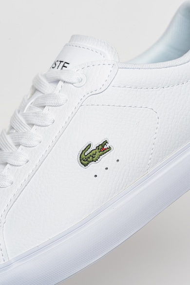 Lacoste Power Court sneaker bőrrészletekkel női