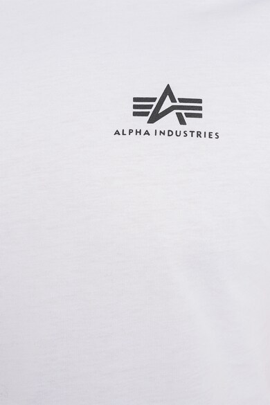 ALPHA INDUSTRIES Logómintás pamutpóló férfi