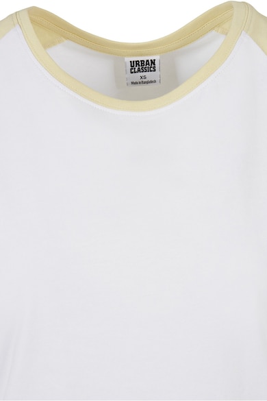 Urban Classics Тениска с овално деколте и контрастни ръкави реглан Жени