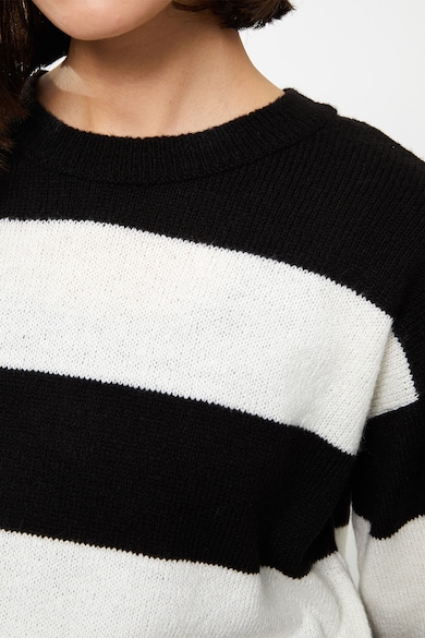 LC WAIKIKI Bő fazonú csíkos pulóver női