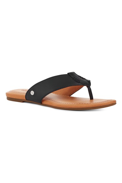 UGG Papuci flip-flop de piele Carey Femei