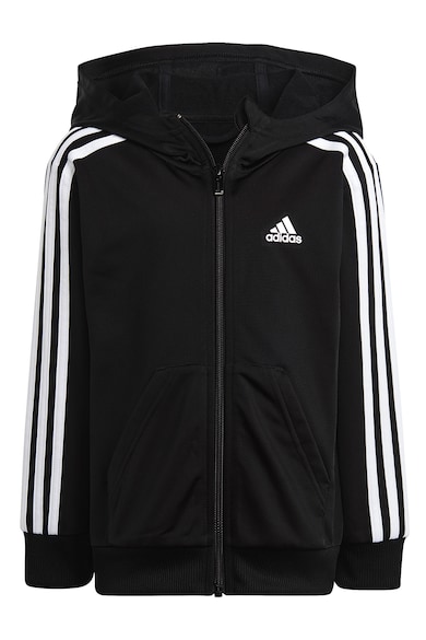 adidas Sportswear Essentials kapucnis szabadidőruha ikonikus csíkokkal Lány