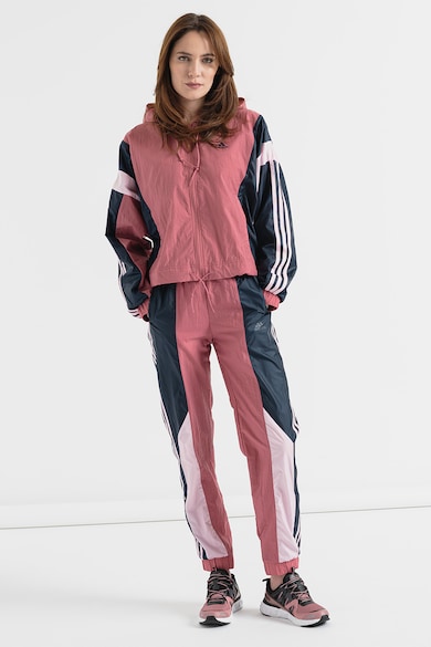 adidas Sportswear Trening cu fermoar si design colorblock Game Time Femei