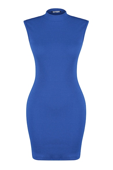 Trendyol Bordázott bodycon miniruha női