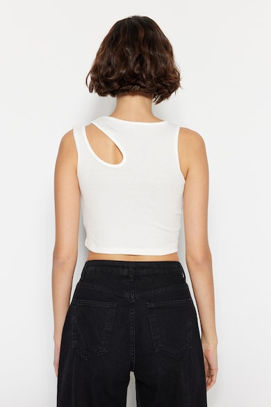 Trendyol Crop top kivágott részlettel női