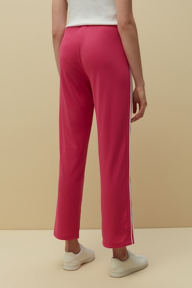 OVS Pantaloni sport cu croiala dreapta si segmente laterale contrastante Femei