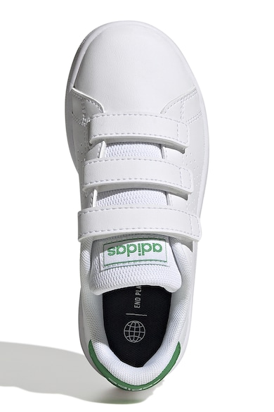 adidas Sportswear Pantofi sport din piele ecologica cu inchidere velcro Advantage Court Fete
