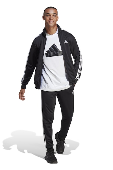 adidas Sportswear Trening cu benzi laterale contrastante cu logo Barbati