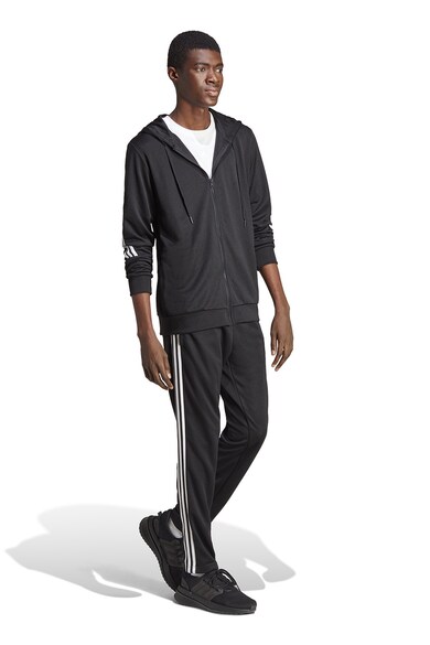 adidas Sportswear Kapucnis melegítő kontrasztos logós oldalcsíkokkal férfi