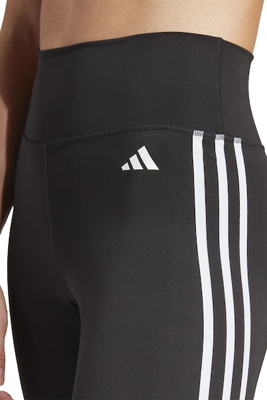 adidas Performance Essentials Fitness crop leggings logós oldalcsíkokkal női