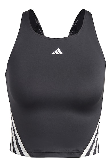 adidas Performance Crop fitneszfelső logós részlettel női