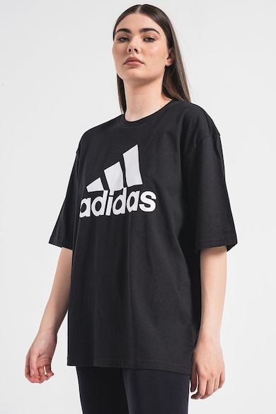 adidas Sportswear Tricou supradimensionat cu imprimeu logo Essentials Femei