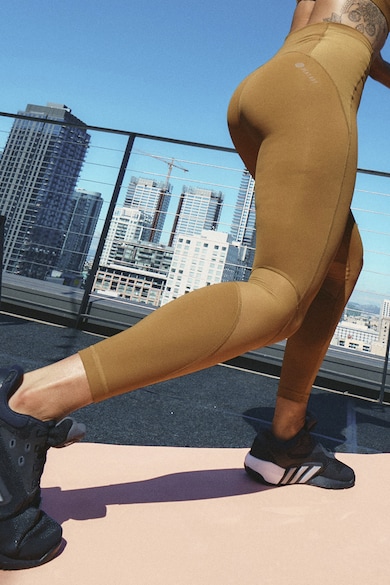 adidas Performance Sportleggings hálós részletekkel női