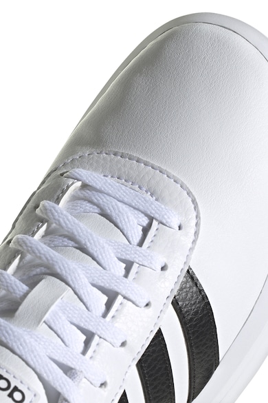 adidas Sportswear Pantofi sport din piele ecologica cu detalii logo Court Femei