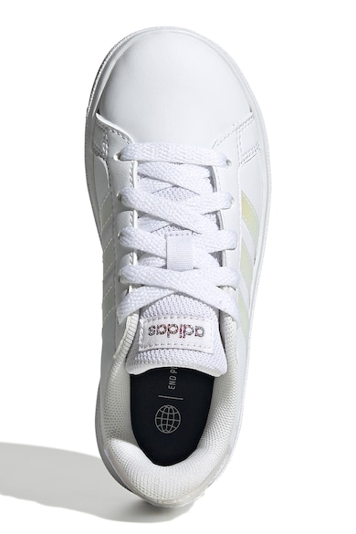 adidas Sportswear Спортни обувки от еко кожа с холограмен ефект Grand Court 2.0 Момичета