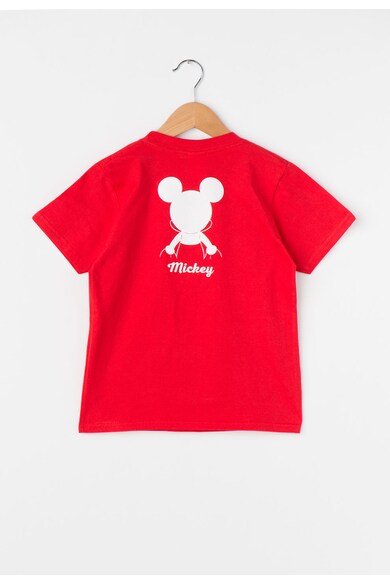 Disney Gyermek Mickey Piros Póló Fehér Lenyomattal Fiú